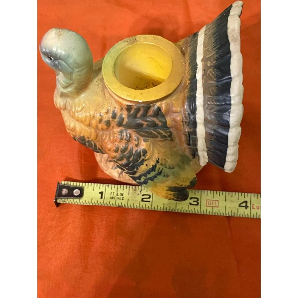 Napco ware Turkey Candle Holder Fall Thanksgiving Decor Japan‎